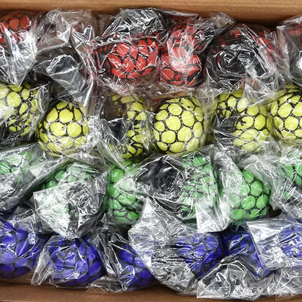 Милый шар для снятия стресса Novetly Squeeze Ball рука запястье упражнения антистресс слизи Виноград Мяч Игрушка Забавные игрушки-гаджеты