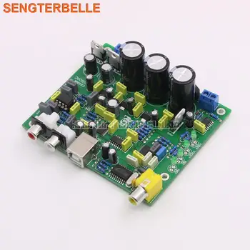 

New Assemble CS4398 CS8416 USB DAC Decoder Audio Board USB Coaxial 24 / 192K Decoder Board