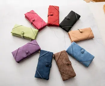 

Women Lady PU leather Wallet Card Holder 2019 Newest Fashion Phone Purse Handbag