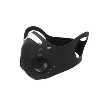 

Anti-saliva Activated Carbon Dust-proof Cycling Mounting Ear Face Mask Double Valves PM2.5 Respirator Face Warmer