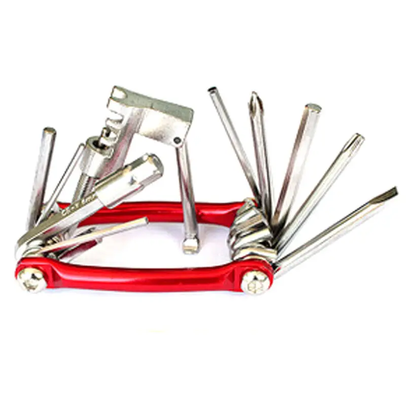 

Multi Tool Bicycle Bike Wrench Hex Keys Screwdriver Chain Link MTB Repair Kit