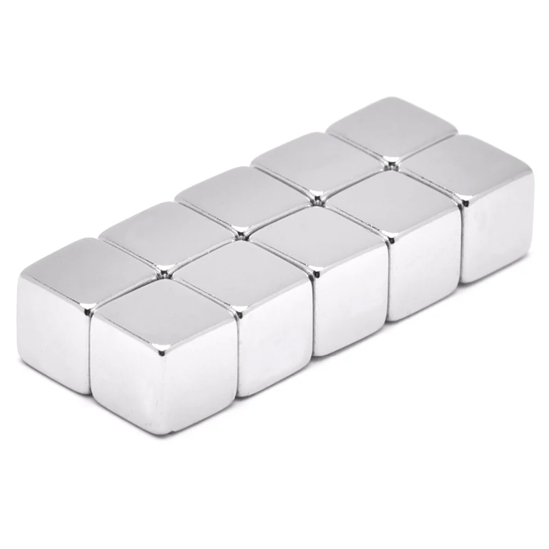 

BMBY-50Pcs 10Mm X 10Mm X 10Mm Neodymium Magnets Square 10X10X10 Block Super Strong Rare Earth 10X10X10 Art Craft Connection
