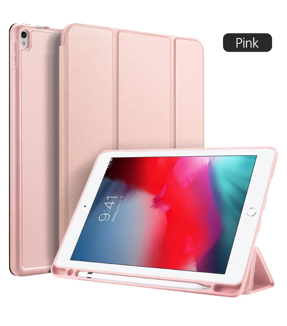 Mart чехол для iPad Air 3 гладкая кожа PU кожаный чехол для iPad Pro 10,5 авто сна/Пробуждение легкая подставка чехол