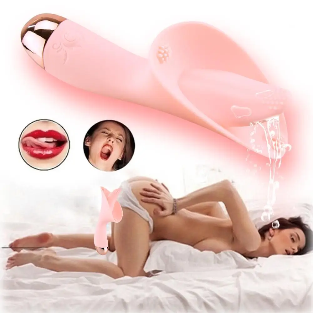 Вибратор для стимуляции точки G и клитора стимулятор лизания вибраторы