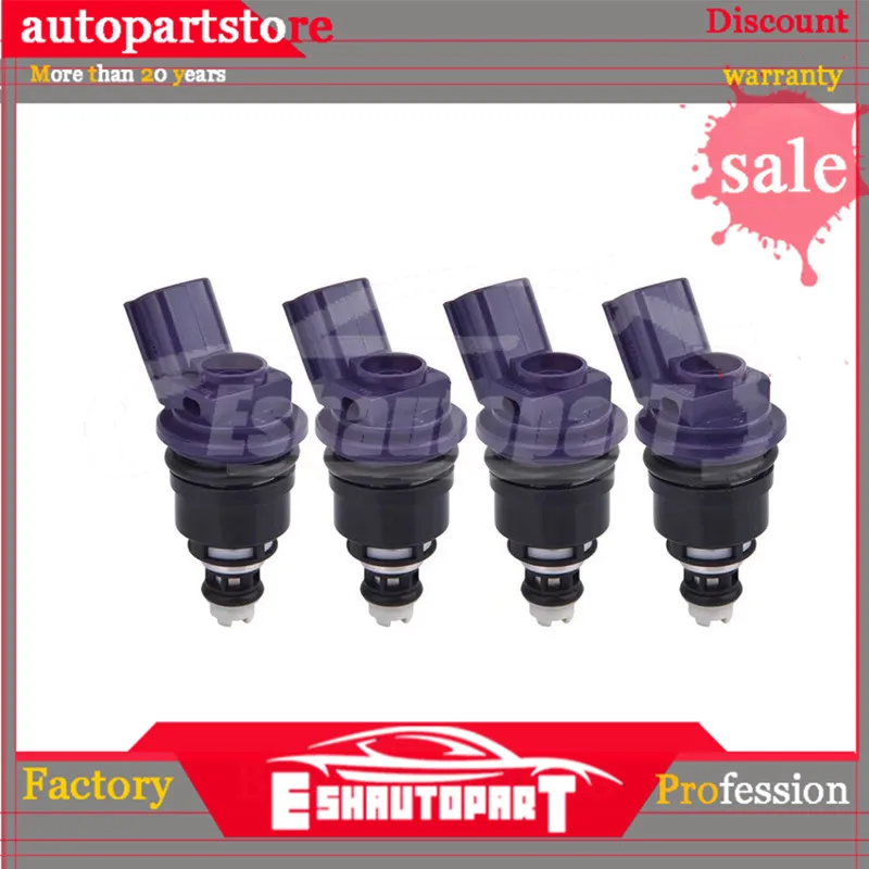 4 шт. Топливная форсунка для Nissan 300ZX Turbo SR20DET 16600-21U01 1660021U01 16600 21U01 16600-67U00 1660067U00
