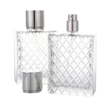 

100ml Spray Bottle Atomizer Air Freshener Multipurpose Liquid Vial Refillable Thick Glass Aromatherapy Essential Oil Container