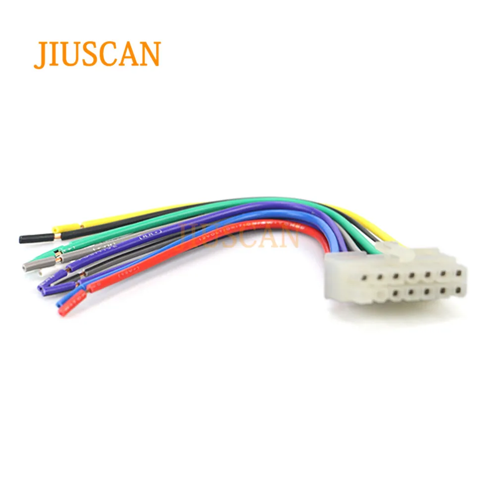 JIUSCAN15-011 автомобиля ISO жгут головной кабель Для AUDIOVOX-AEG-CLATRONIC стерео радио провода адаптер разъем проводки соединительный кабель