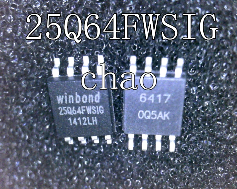 

5pcs/lot 8M 8MB W25Q64FWSIG 25Q64FWSIG 25Q64FWS1G SOP-8