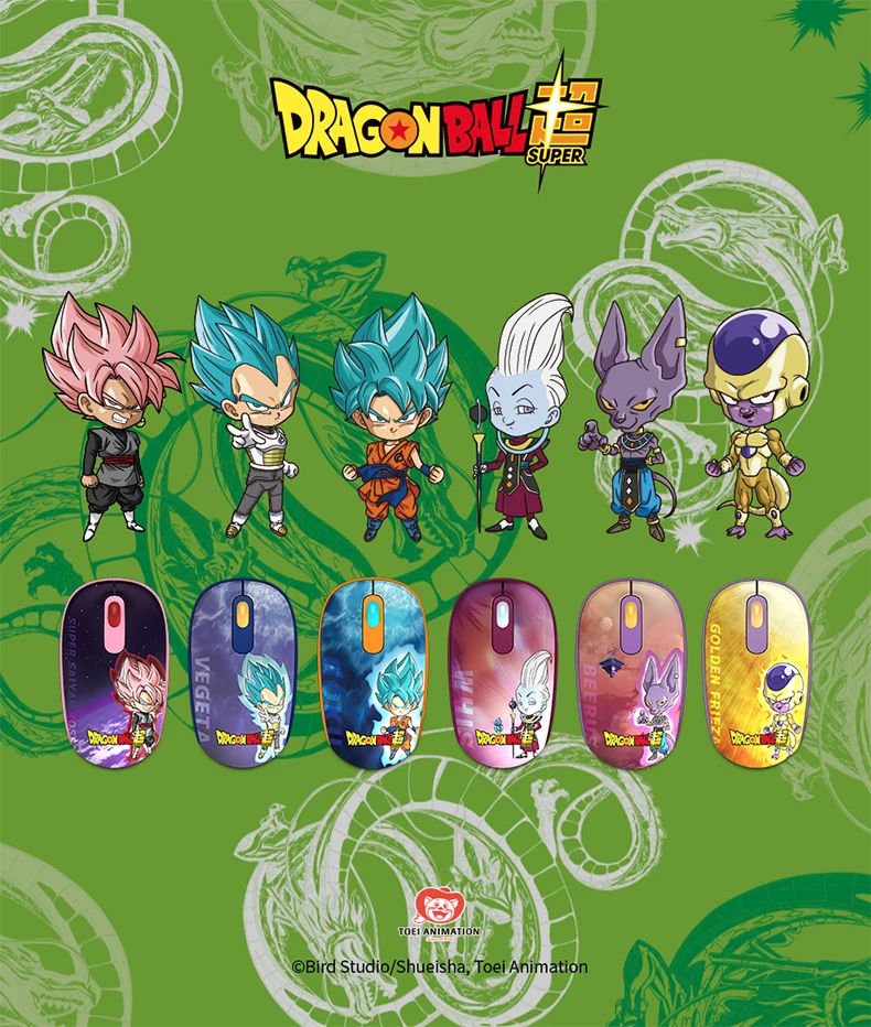 Мультяшный игровой USB компьютер PC& Mac Gamer 6 цветов аниме Dragon Ball беспроводная мышь косплей реквизит подарок