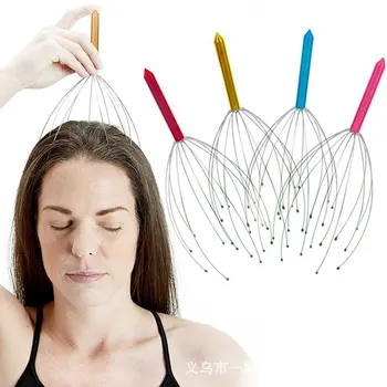 

Stainless Steel Octopus Head Massager Massage Instrument Head Scratchy Scratching Head Scalp Massager