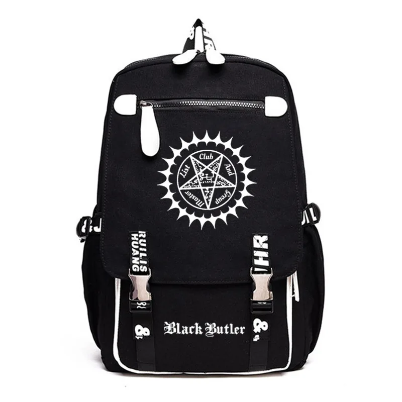Школьные сумки Kuroshitsuji Black Bulter мультяшный ранец для студентов дорожные подарочные