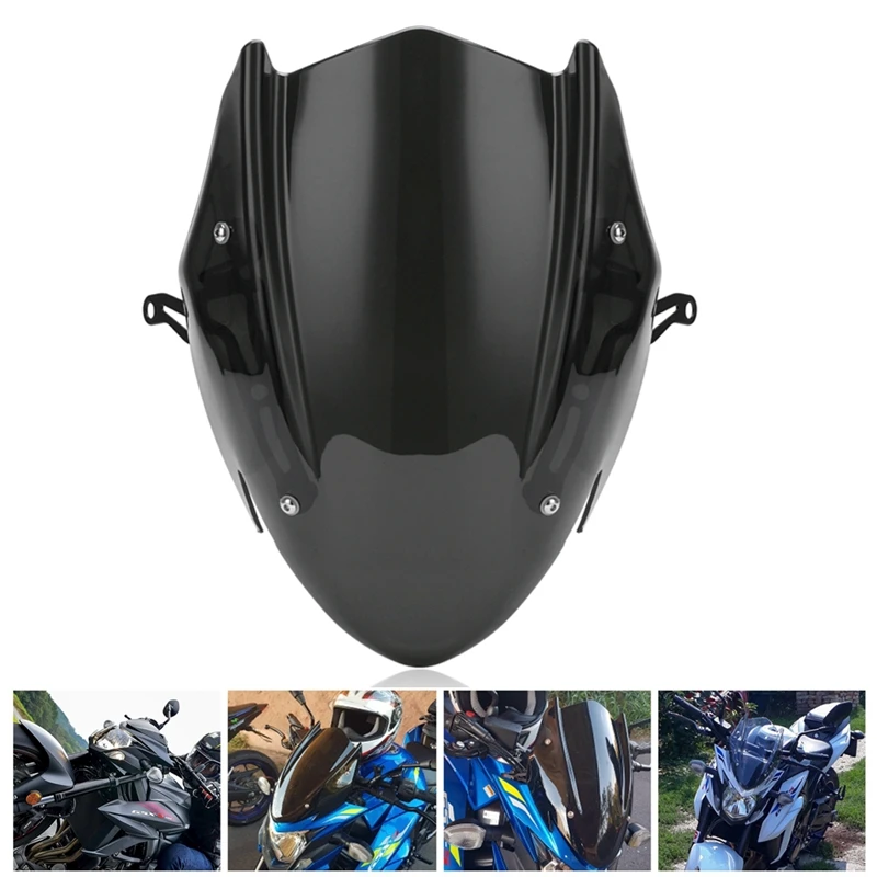 Для Suzuki GSX S750 GSXS750 GSXS 750 2017 2019 ветровой экран лобовое стекло с кронштейном