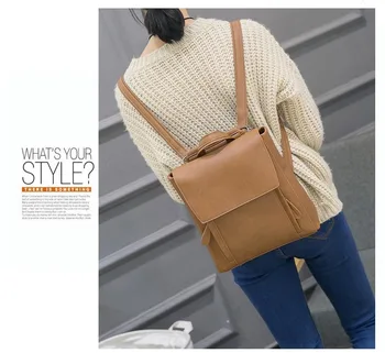 

2020 new women's shoulder bag anti-theft school bag multifunctional double zipper large capacity leisure travel backpack