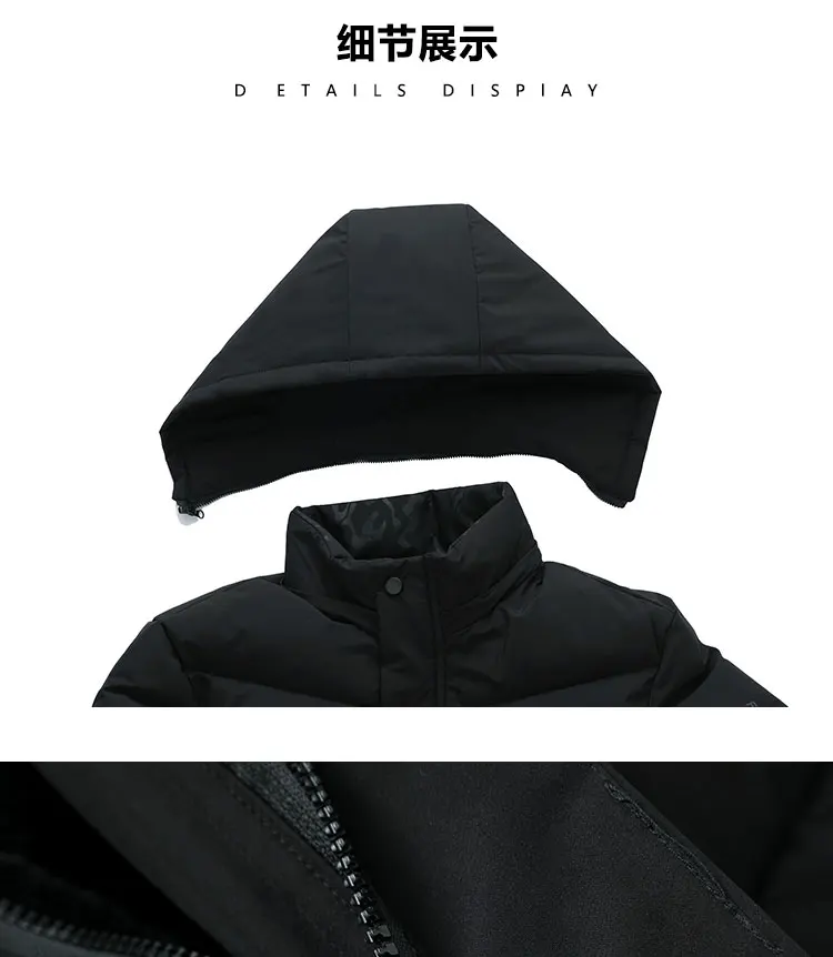 Middle-aged Daddy Clothes down Jacket Cotton-padded Clothes Father Cotton-padded Jacket Men'S Wear Winter Coat Middle-aged Men B