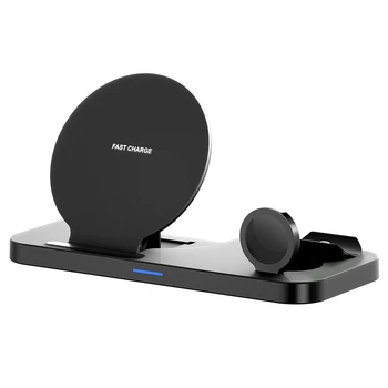 

3 in 1 Wireless Charger Station for /Apple Watch Series , Fast Wireless Charger Dock for iPhone 11/11 Pro Max