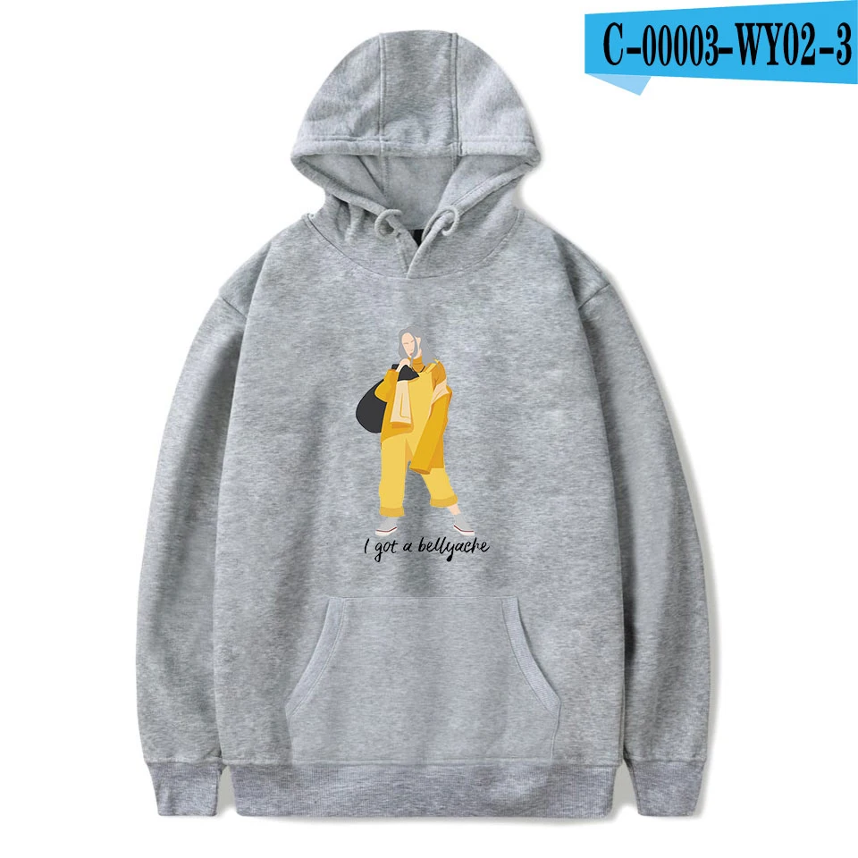 Хлопковые толстовки с капюшоном Idol Billie Eilish популярная одежда для мальчиков и девочек осенне-зимняя Толстовка в стиле Харадзюку Толстовка K-POP пуловеры - Цвет: gray