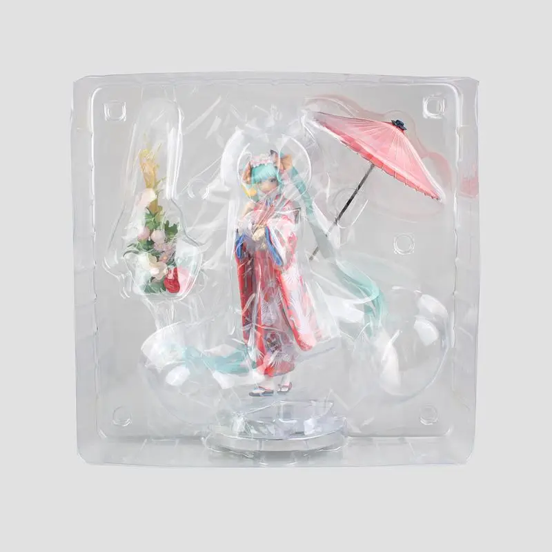 NEW hot 23cm Hatsune Miku kimono Action figure toys doll collection Christmas gift with box (3)