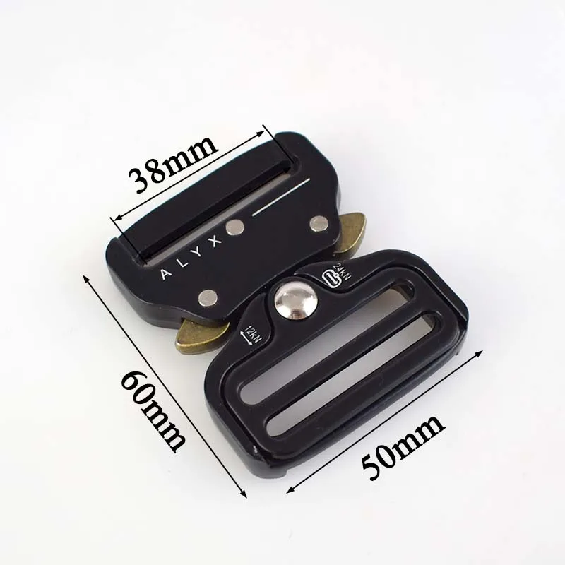 AP646-38mm Meetee 38/45 мм лямки металлическая сумка ремень Быстрый боковой застежкой на пряжку дужка ремешках застежка DIY сумки аксессуары для одежды AP646 - Цвет: AP646-38mm