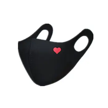 

Fashion Cute Heart Face Masks - Unisex Cloth Dustproof Mouth Masks - Reusable M6CD