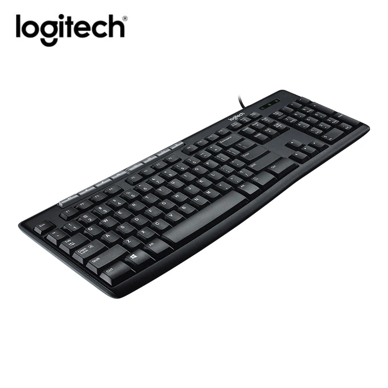 Punktlighed Norm permeabilitet Logitech K200 Wired Keyboard Ultra-thin Multimedia Business Office Game USB  Desktop Computer Notebook _ - AliExpress Mobile