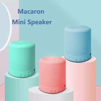 

Macaron Mini Speaker Mini Wireless Bluetooth Speaker Outdoor Low Pitch Portable Sounder Mini Portable Bluetooth Speaker