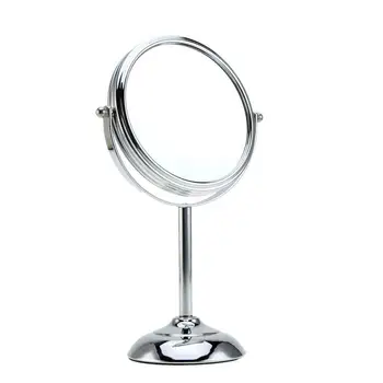 

6inch Mirror Luminous Makeup Shaped Round Double Faces With Foot 10x Magnification