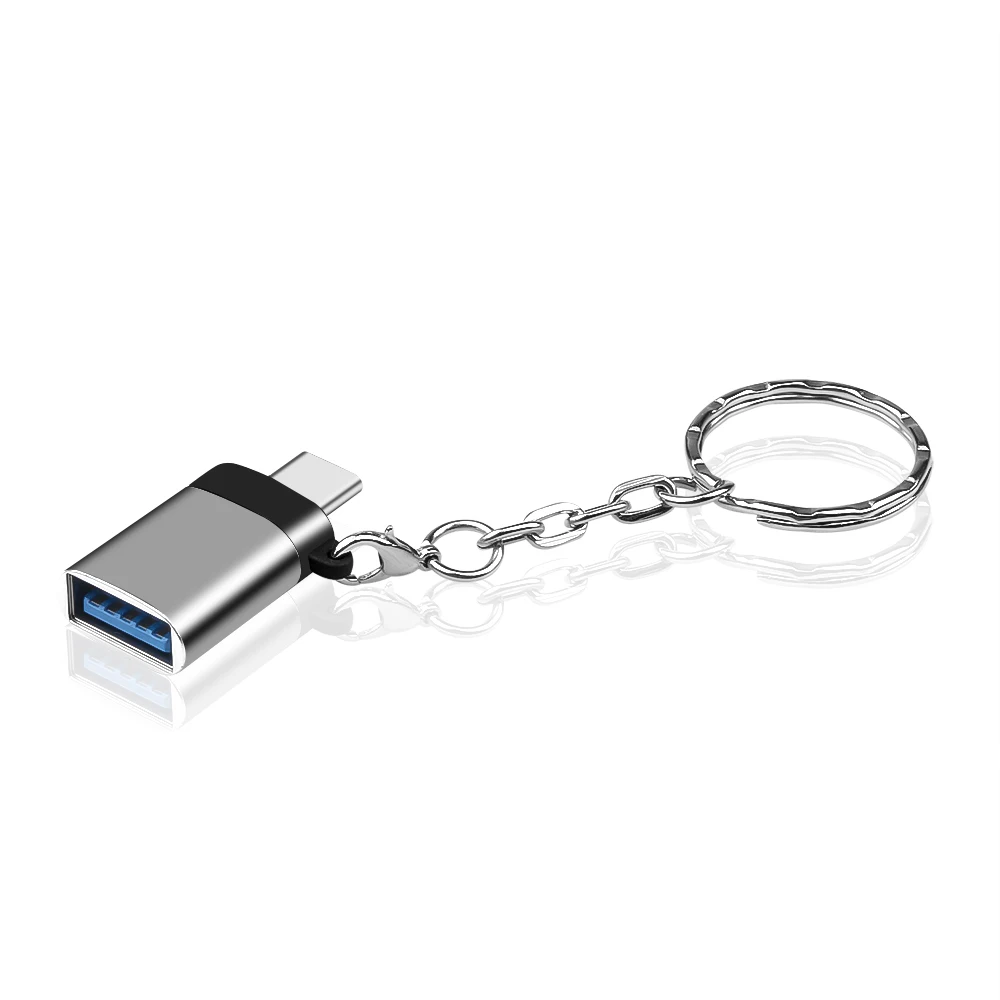 Адаптер type C OTG, быстрый преобразователь типа C на USB 3,0, USB-C type-C, зарядка с синхронизацией данных, кабель для samsung huawei Xiaomi MacBook