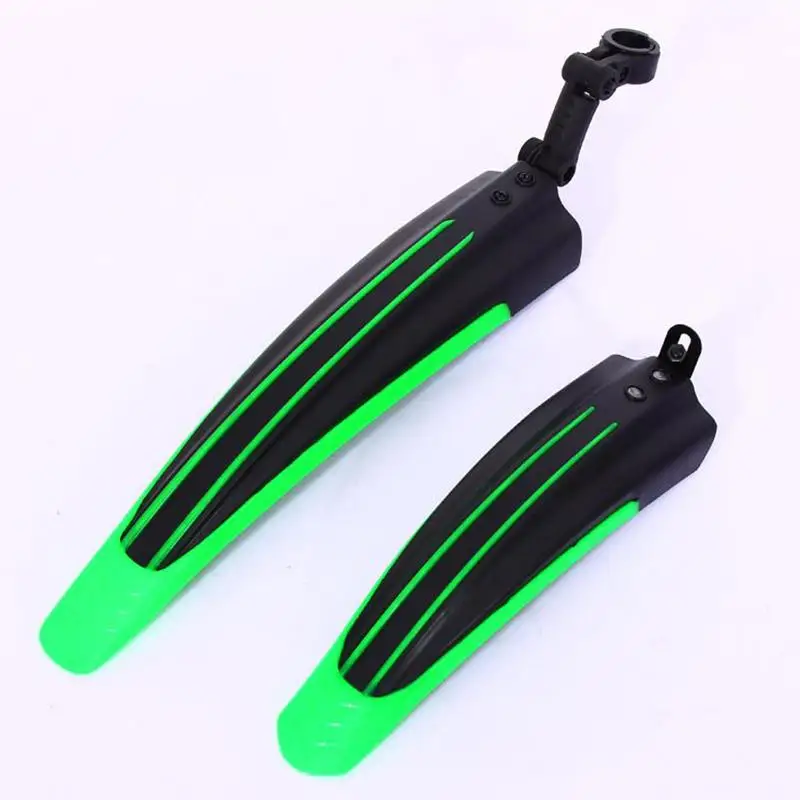 Green HiMISS, 2 шт., для велосипеда, для езды на велосипеде, спереди и сзади, грязевые, для горного велосипеда, накладки на шины, защита от грязи, набор, для велосипеда, накладки на шины - Цвет: Green