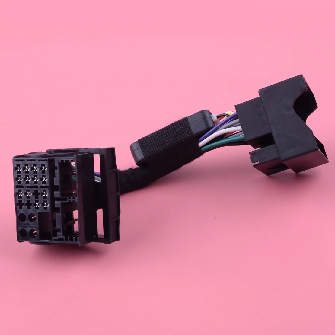 

Accessories Interior RCD330 Fixed Battery Emissions Quadlock Adapter Cable Auto Black Fit for VW Volkswagen Golf GTI MK5 MFSW