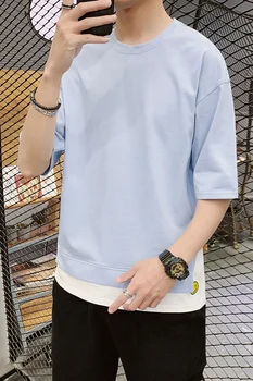 

Weilinte t shirt men t shirt t shirts for men Cotton Casual Half mens clothing