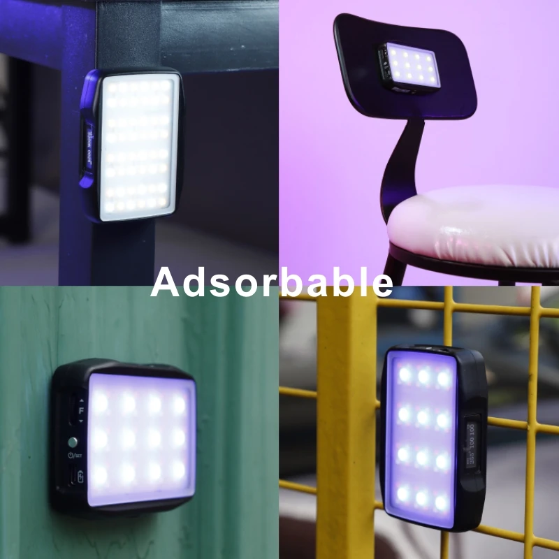 Falcon Eyes 5W Pocket RGB LED Light Adsorbable