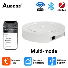 

Aubess Intelligent Gateway Zigbee/Bluetooth Mesh/WiFi Multi-protocol Gateway Tuya/smart Life Remote Control With Alexa Google