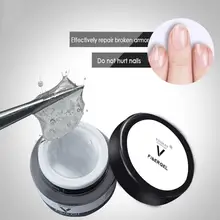 Гель для ремонта ногтей, для восстановления трещин, армирование ногтей, гель для наращивания волокна