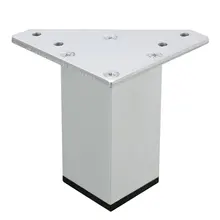 4 шт., квадратная металлическая мебель, ножки, шкаф для кофе, ножки для стола, Толстый алюминиевый сплав для ТВ, шкаф, диван, подставка для ног, кровать, стояк