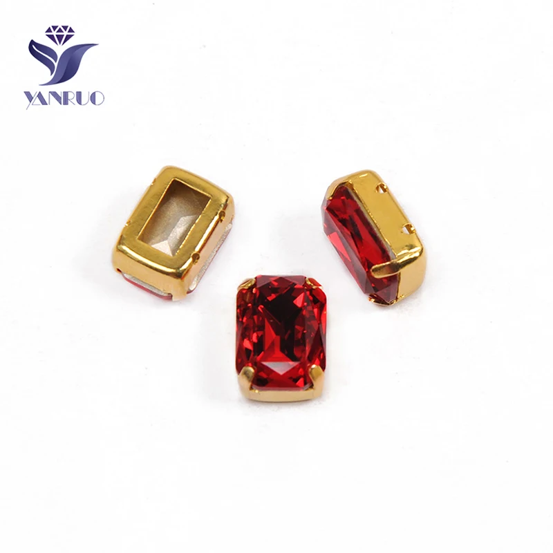With Gold Claw YANRUO 4627 все размеры Siam Octagon - Цвет: With Gold Claw