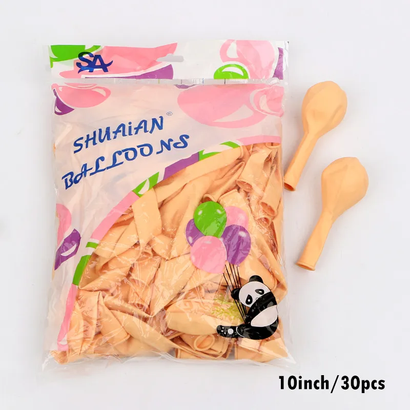 30pcs as the picture 30 шт. макароны баллоны пастельные вечерние воздушные шарики в виде леденцов 1-й 2-й 3й День Рождения украшения девочка мальчик ребенок душ свадьба Golobos - Цвет: 30pcs as the picture