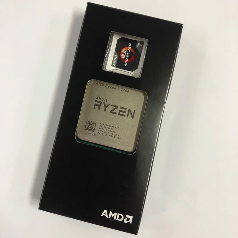 Процессор AMD Ryzen 7 2700 R7 2700 3,2 ГГц Восьмиядерный синтеидальный процессор L3 = 16 м 65 Вт YD2700BBM88AF Socket AM4 и boxwith fan