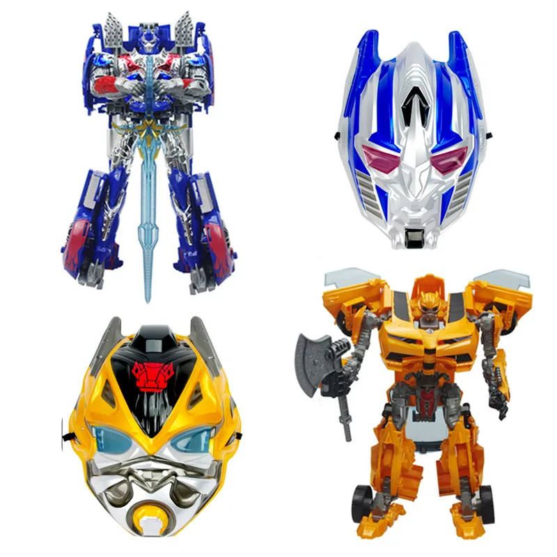 

Hypervariable Jingang Transformation Toy Children Transformation Robot Models Toy with Mask Set Hot Selling Wholesale