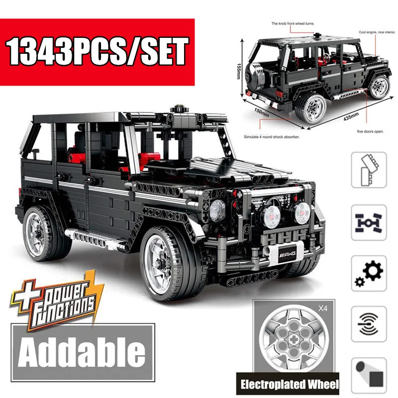 Новинка 701960, g-класс, Technic серия SUV G500, внедорожные AWD транспортные средства, подходят для автомобилей, модель автомобиля, строительные блоки, кирпичи, игрушки