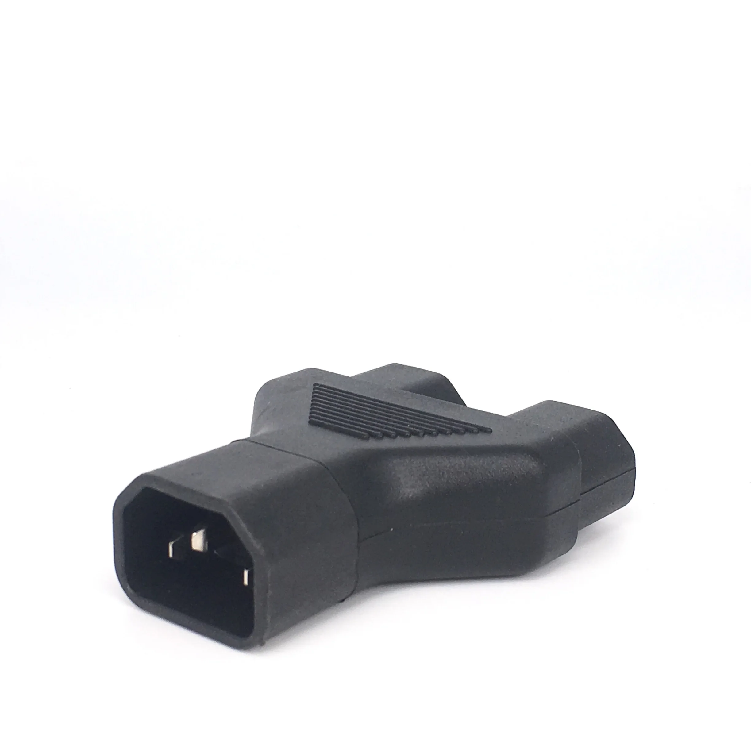 Câble Adaptateur IEC 320 C14 Mâle Vers Prise Femelle Européenne - 20 Cm - Blanc
