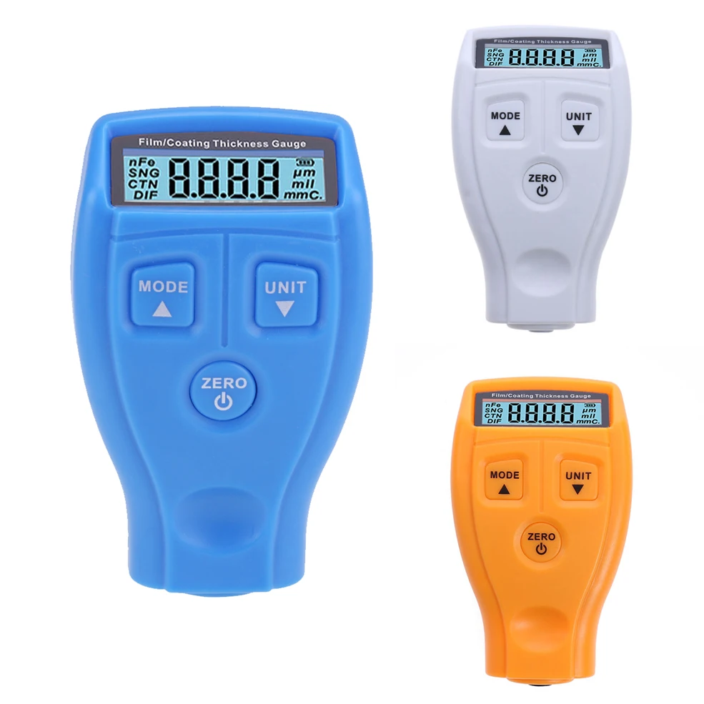 

Film Paint Coating Thickness Gauges Measure Meter Non-magnetic Car Surface Paint thickness measurement Instruments Meter Tester