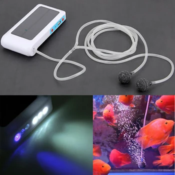 

Mini Solar Power Panel Air Oxygen Pump Outdoor Fish Tank Oxygen Generator