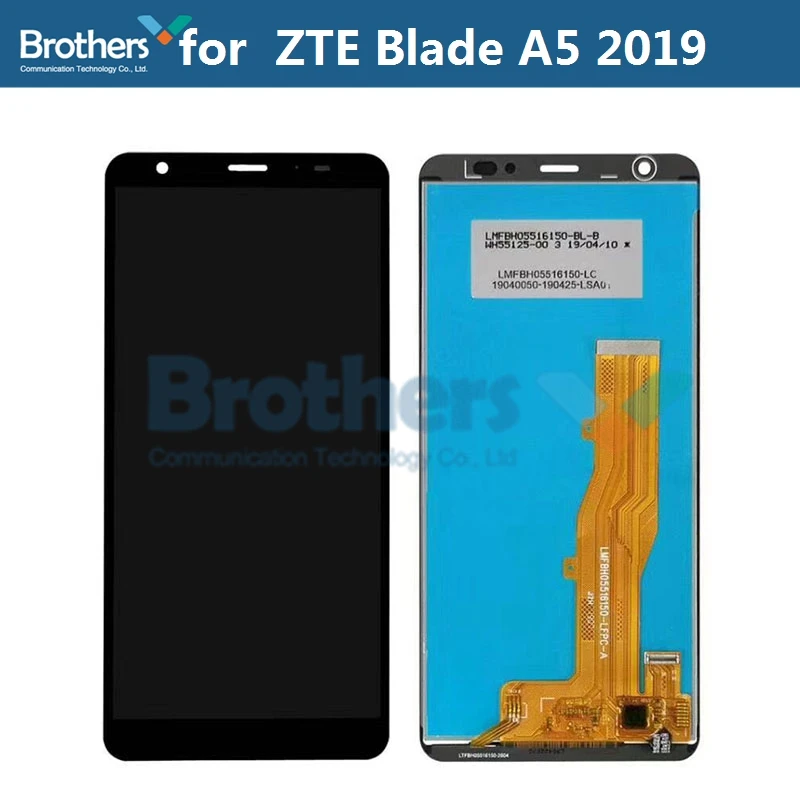 For ZTE Blade A5 LCD Display Touch Screen Digitizer for 2019 Assembly Phone Parts Replacement Tested Work | Мобильные телефоны и