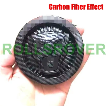 

ROLLSROVER Carbon Fiber Effect Front Bumper Grille Grower Emblem Badge For Jaguar XF XJ XE XK F-Pace Car Styling