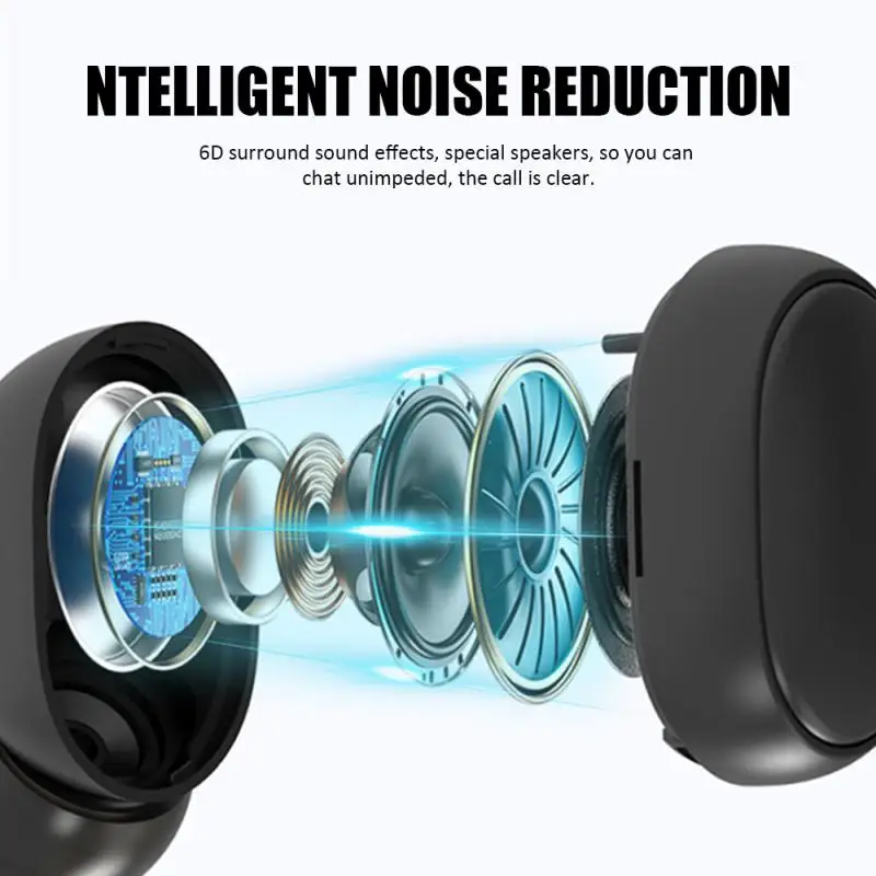 Bluetooth Earphones Wireless Headphones Sports Headsets Noise Cancelling Earbuds Mini Stereo airdotsting For iPhone xiaomi