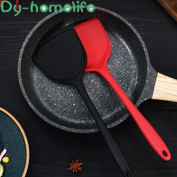 

Silicone Spatula Creative Black Red Non-stick Pot Suitable for Silicone Spatula Cooking Cooking Shovel Home Kitchen Supplies