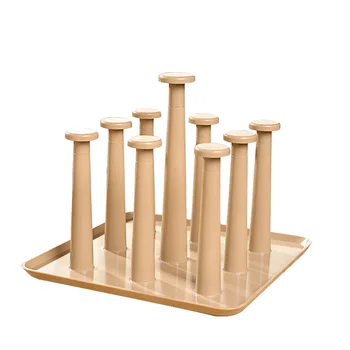 

Multi Function Cup Holder Shelf Home Storage Plastic Organizer Drainer Stand Smooth Decorative Drying Rack Washable Kitchen