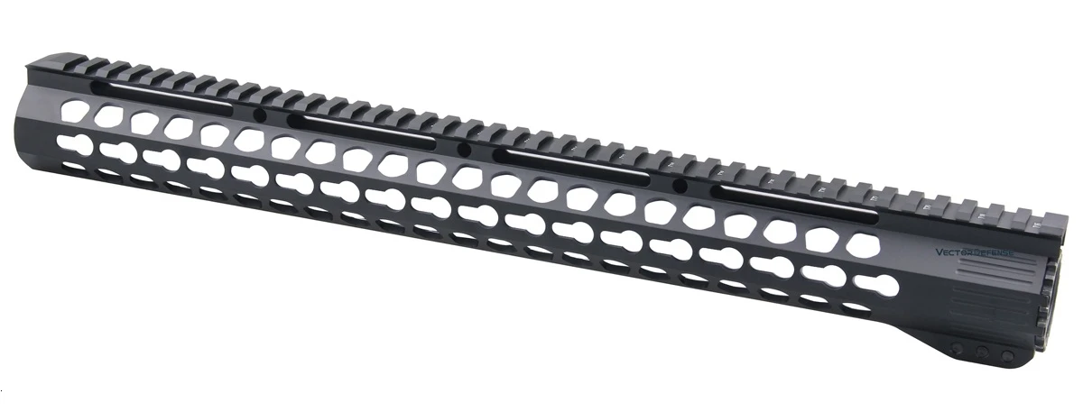 Векторная оптика 17 ''тонкий KeyMod поплавок Handguard Rail цельная модель ультра тонкий для AR15 223 5,56 для настоящего оружия