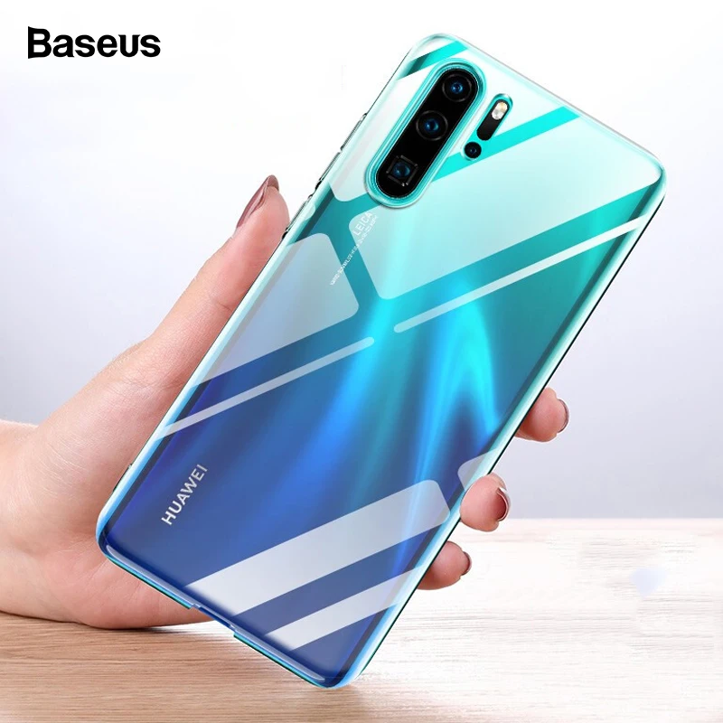 Baseus, прозрачный чехол для телефона huawei P30 Pro, Fundas, Мягкий ТПУ силиконовый чехол, защитная задняя крышка для huawei p30 p30pro Coque