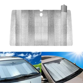 

160 X 70cm Universe Car Sunshade Front Windshield Sunscreen Insulation Front And Rear Sun Block For Bmw Mercedes Benz Audi Honda